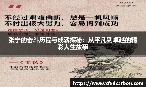 张宁的奋斗历程与成就探秘：从平凡到卓越的精彩人生故事